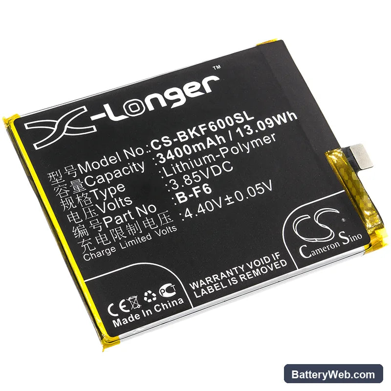 BBK VIVO NEX Replacement Battery, 3.85V, 3400mAh, Li-Polymer 1