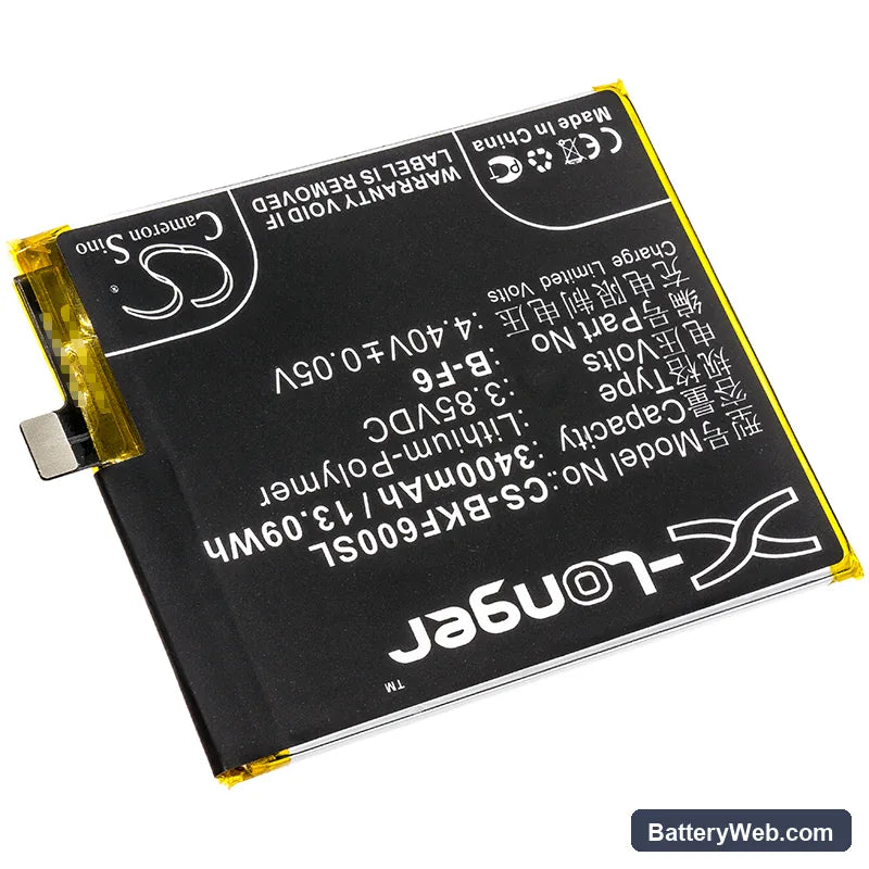 BBK VIVO NEX Replacement Battery, 3.85V, 3400mAh, Li-Polymer 2