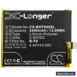 BBK VIVO NEX Replacement Battery, 3.85V, 3400mAh, Li-Polymer 3
