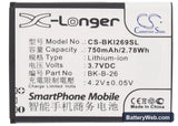 BBK I269 Replacement Battery, 3.7V, 750mAh, Li-ion 5