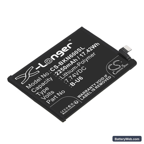 Vivo iQOO Neo6 SE 5G Replacement Battery, 7.74V, 2250mAh, Li-Polymer 1