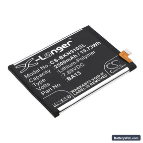 Vivo IQOO Neo 9 pro Replacement Battery, 7.89V, 2500mAh, Li-Polymer 1