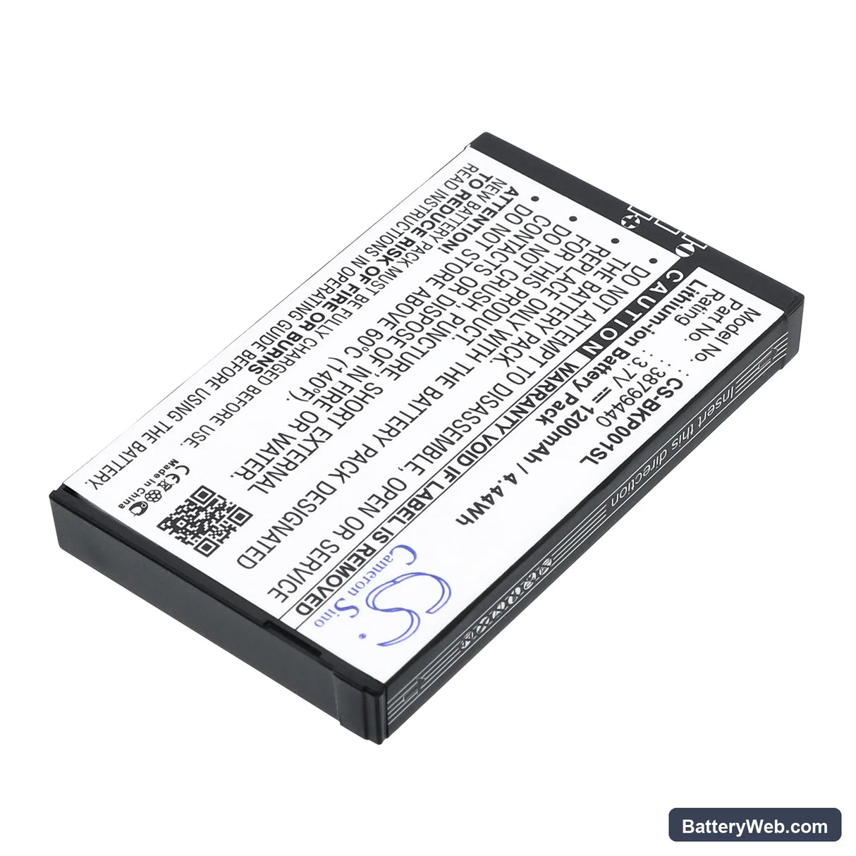 Becker Traffic Assist Pro Replacement Battery, 3.7V, 1200mAh, Li-ion 2