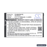 Becker Traffic Assist Pro Replacement Battery, 3.7V, 1200mAh, Li-ion 5