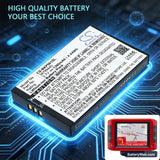 Becker Traffic Assist Pro Replacement Battery, 3.7V, 1200mAh, Li-ion 6
