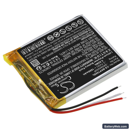 Becker Transit 7SL EU Replacement Battery, 3.7V, 1600mAh, Li-Polymer 2