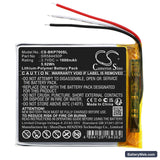 Becker Transit 7SL EU Replacement Battery, 3.7V, 1600mAh, Li-Polymer 3