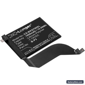 Vivo IQOO 7 Replacement Battery, 7.74V, 1950mAh, Li-Polymer 1