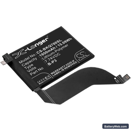 Vivo IQOO 7 Replacement Battery, 7.74V, 1950mAh, Li-Polymer 1