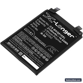 Vivo IQOO 8 Pro Replacement Battery, 7.74V, 2150mAh, Li-Polymer 1