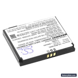 Becker HJS 100 Replacement Battery, 3.7V, 900mAh, Li-ion 2