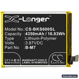 Vivo S6 5G Replacement Battery, 3.87V, 4350mAh, Li-Polymer 3