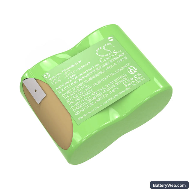 Black & Decker 9073 Replacement Battery, 2.4V, 2000mAh, Ni-MH 1