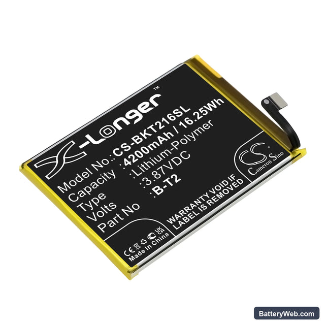 Vivo S12 Pro Replacement Battery, 3.87V, 4200mAh, Li-Polymer 1