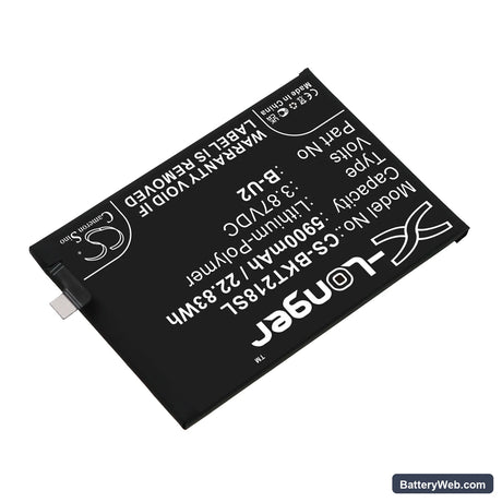 Vivo T2x Replacement Battery, 3.87V, 5900mAh, Li-Polymer 2