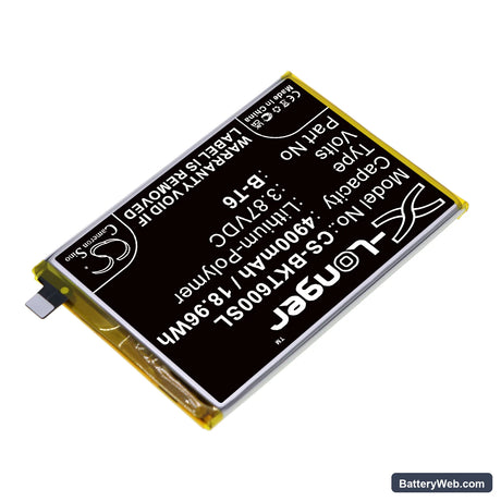 Vivo IQOO Z6 5G Replacement Battery, 3.87V, 4900mAh, Li-Polymer 2