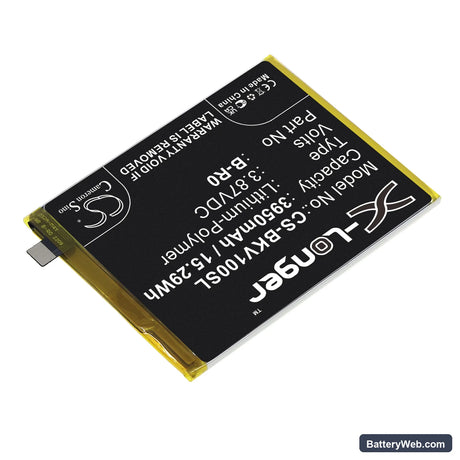 Vivo S10 Replacement Battery, 3.87V, 3950mAh, Li-Polymer 2
