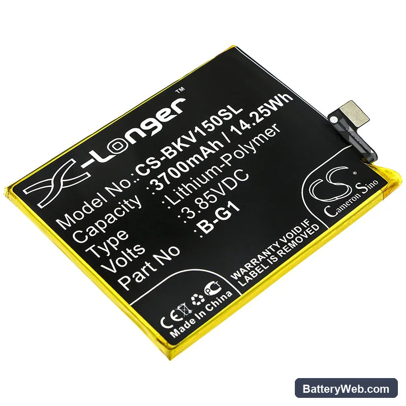 Vivo V15 Pro Replacement Battery, 3.85V, 3700mAh, Li-Polymer 1