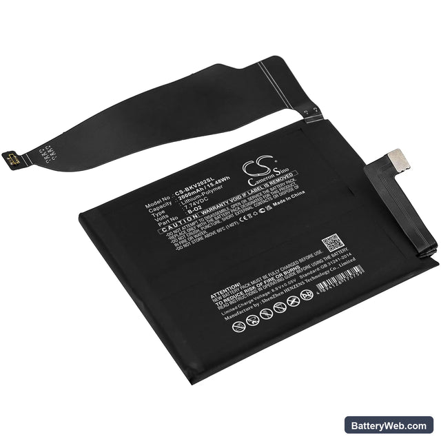 Vivo IQOO 5 Pro Replacement Battery, 7.74V, 2000mAh, Li-Polymer 1