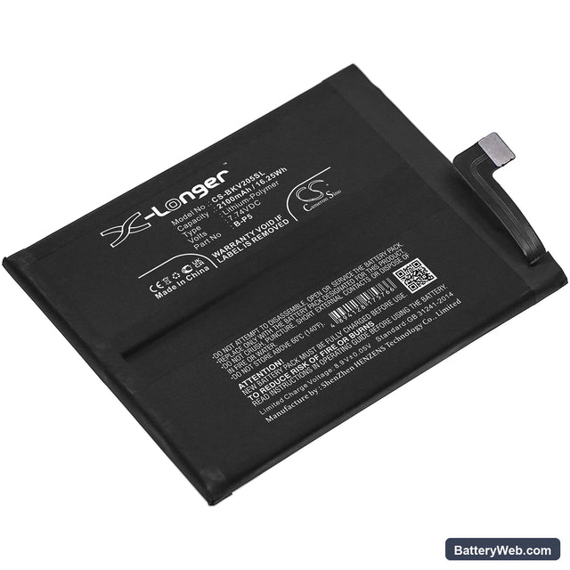 Vivo iQOO Neo5 5G Replacement Battery, 7.74V, 2100mAh, Li-Polymer 1