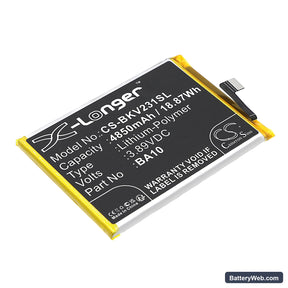 Vivo Y17S Replacement Battery, 3.89V, 4850mAh, Li-Polymer 1