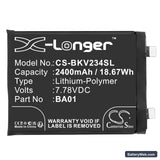 Vivo IQOO 11s Replacement Battery, 7.78V, 2400mAh, Li-Polymer 3