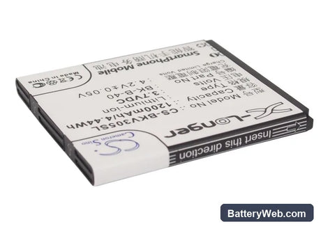 BBK VIVO E1 Replacement Battery, 3.7V, 1200mAh, Li-ion 2