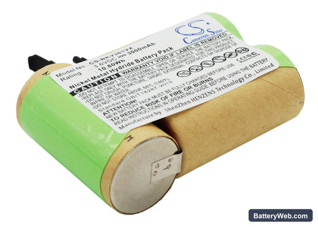 Black&Decker V3610 Replacement Battery, 3.6V, 3000mAh, Ni-MH 2
