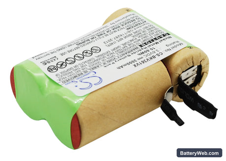 Black&Decker V3610 Replacement Battery, 3.6V, 3000mAh, Ni-MH 3