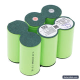 Black&Decker DV7205 Replacement Battery, 7.2V, 2000mAh, Ni-MH 2
