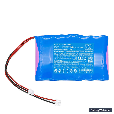Brookstone 154544 Replacement Battery, 11.1V, 5200mAh, Li-ion 3