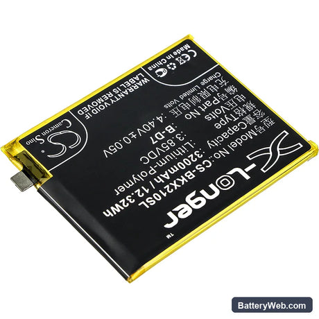 Vivo X21 Replacement Battery, 3.85V, 3200mAh, Li-Polymer 2