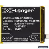 Vivo X30 Pro Replacement Battery, 3.87V, 4200mAh, Li-Polymer 3