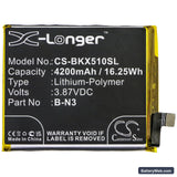 Vivo X50 Pro Replacement Battery, 3.87V, 4200mAh, Li-Polymer 3