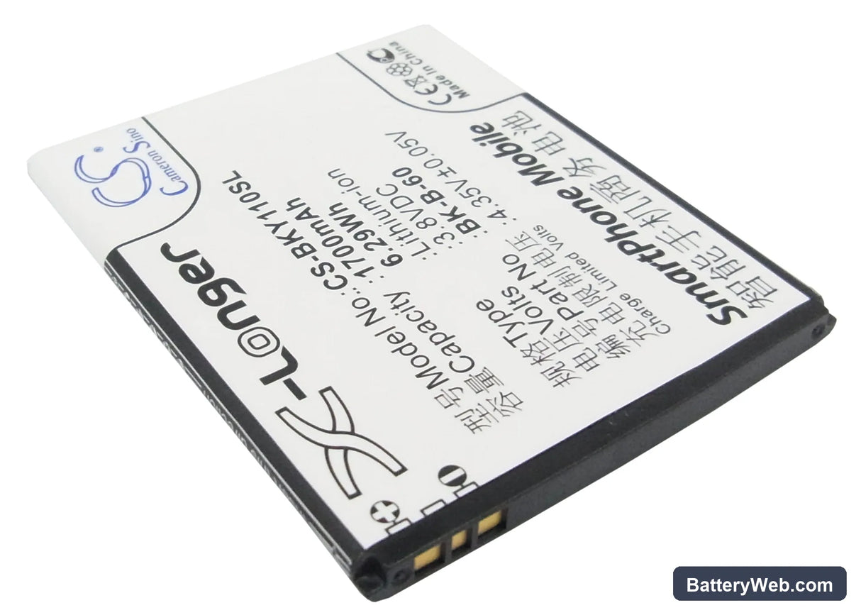 BBK VIVO Y11 Replacement Battery, 3.8V, 1700mAh, Li-ion 2