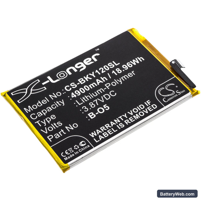 Vivo Y12 Replacement Battery, 3.87V, 4900mAh, Li-Polymer 1