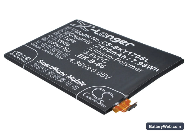 BBK VIVO Y17 Replacement Battery, 3.8V, 2100mAh, Li-Polymer 1
