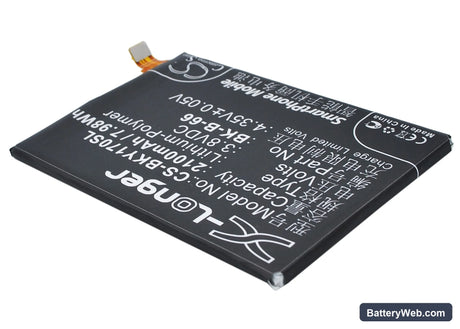 BBK VIVO Y17 Replacement Battery, 3.8V, 2100mAh, Li-Polymer 2
