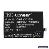Vivo Y32 Replacement Battery, 3.87V, 4900mAh, Li-Polymer 3