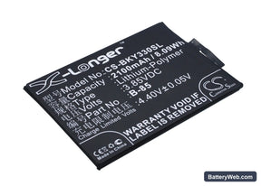 BBK VIVO Y33 Replacement Battery, 3.85V, 2100mAh, Li-Polymer 1