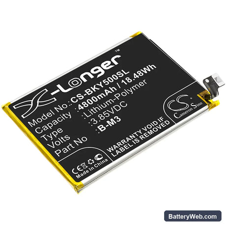BBK VIVO Y50 Replacement Battery, 3.85V, 4800mAh, Li-Polymer 1
