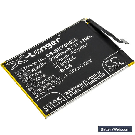 Vivo Y69 Replacement Battery, 3.85V, 2900mAh, Li-Polymer 1