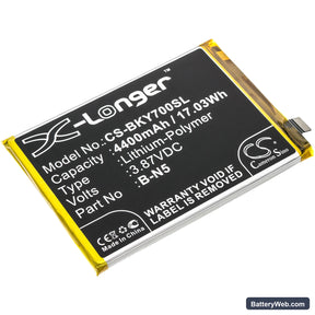 Vivo Y51S Replacement Battery, 3.87V, 4400mAh, Li-Polymer 1