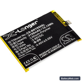 BBK VIVO Y85 Replacement Battery, 3.85V, 3150mAh, Li-Polymer 1