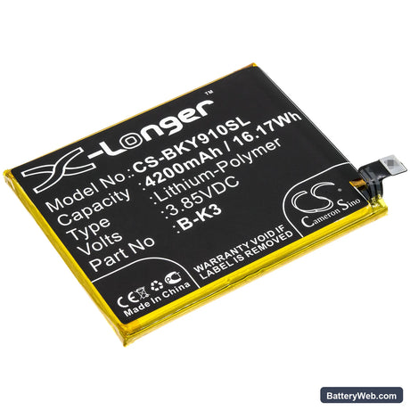 Vivo Y9S Replacement Battery, 3.85V, 4200mAh, Li-Polymer 1