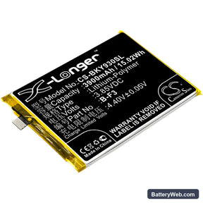 Vivo Y93 Replacement Battery, 3.85V, 3900mAh, Li-Polymer 1