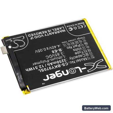 Vivo Y97 Replacement Battery, 3.85V, 3250mAh, Li-Polymer 2