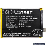 Vivo Y97 Replacement Battery, 3.85V, 3250mAh, Li-Polymer 3