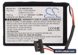 Becker Traffic Assist Z200 Replacement Battery, 3.7V, 720mAh, Li-ion 5