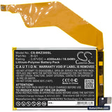 Vivo IQOO Z3 Replacement Battery, 3.87V, 4300mAh, Li-Polymer 3